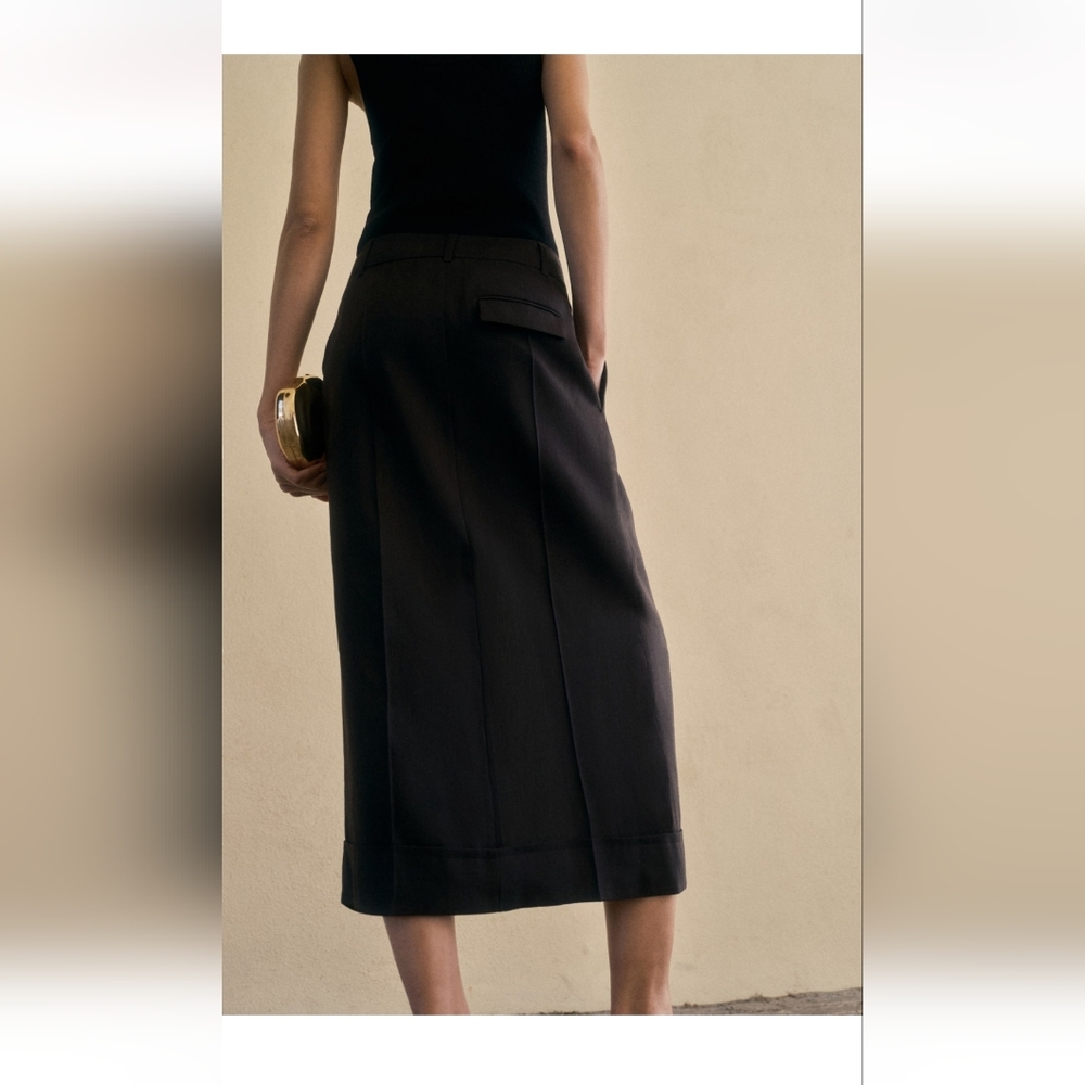H&M Linen Blend Skirt Size 4